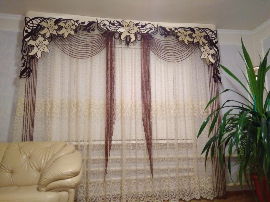 Узорное бандо для штор