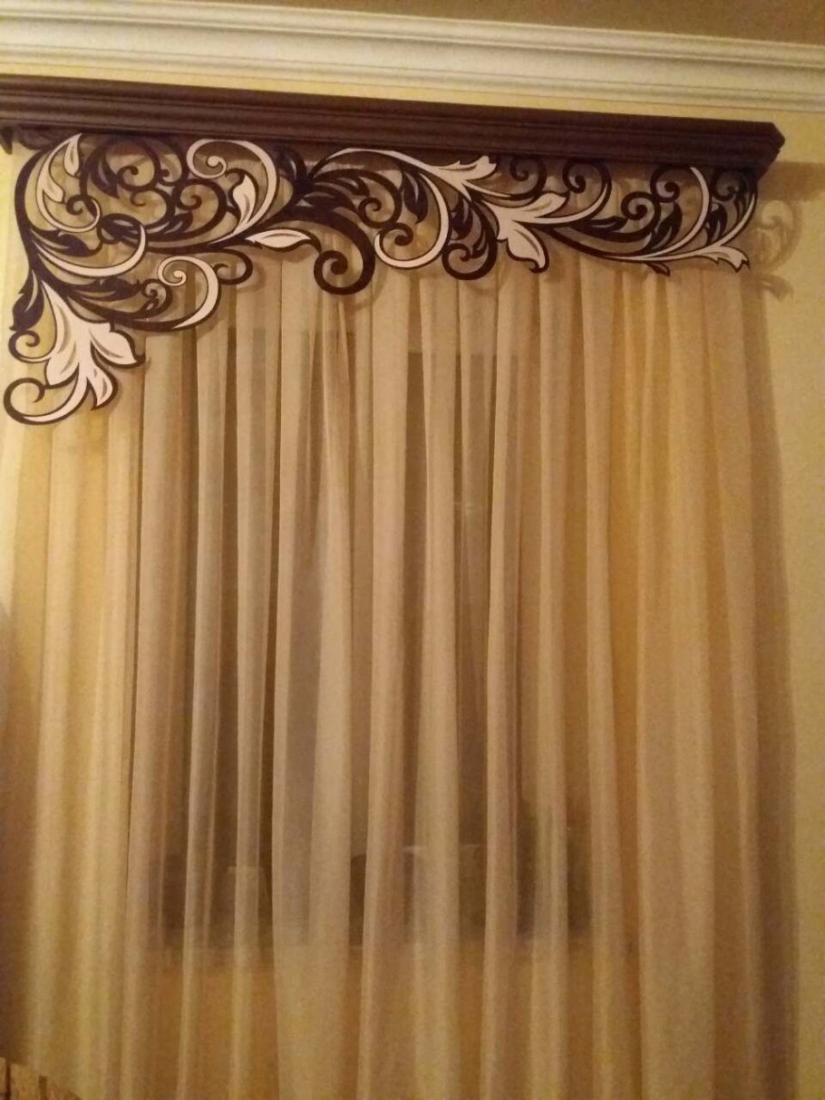 Фигурные ламбрекены