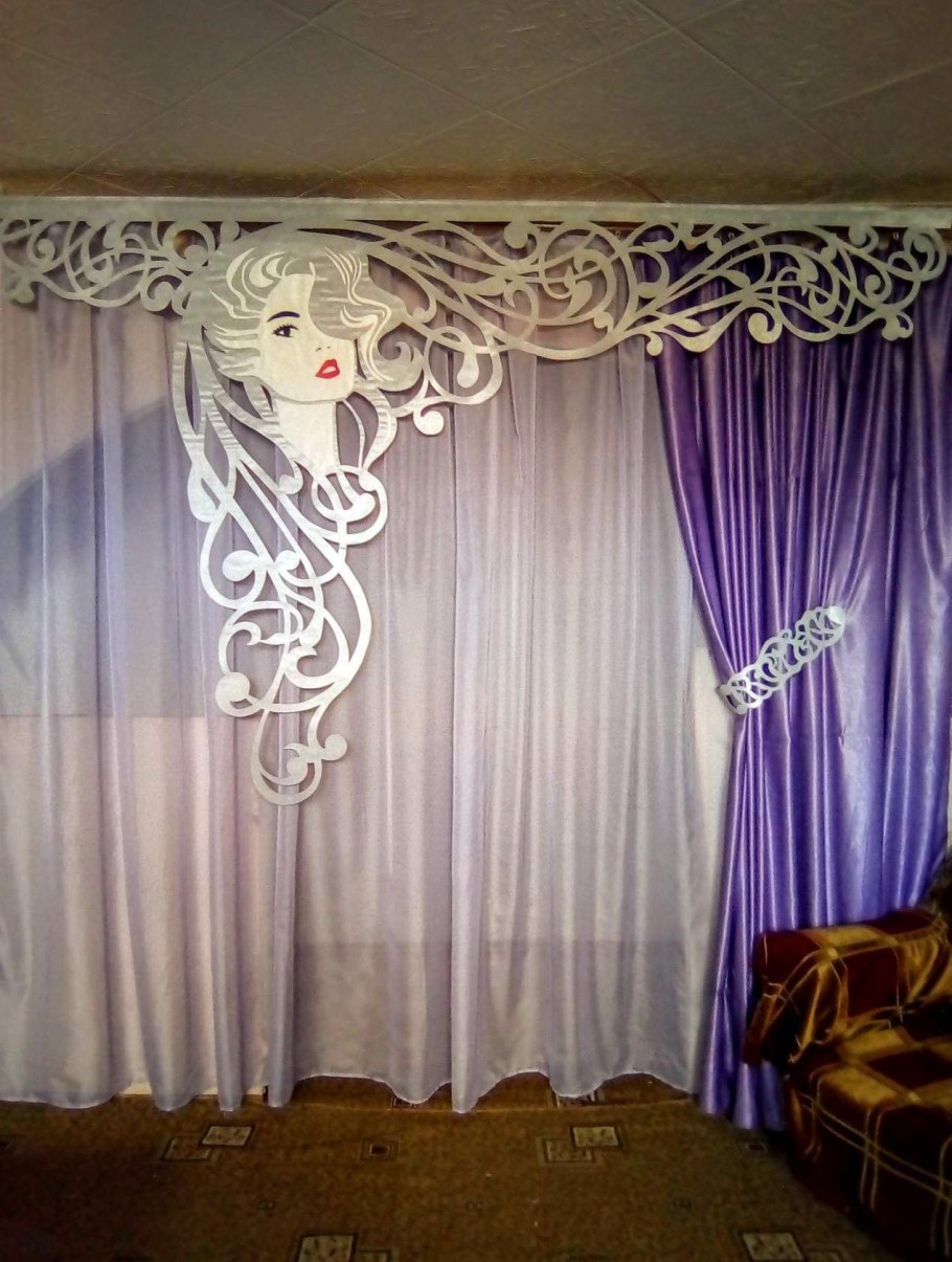 Ажурный ламбрекен