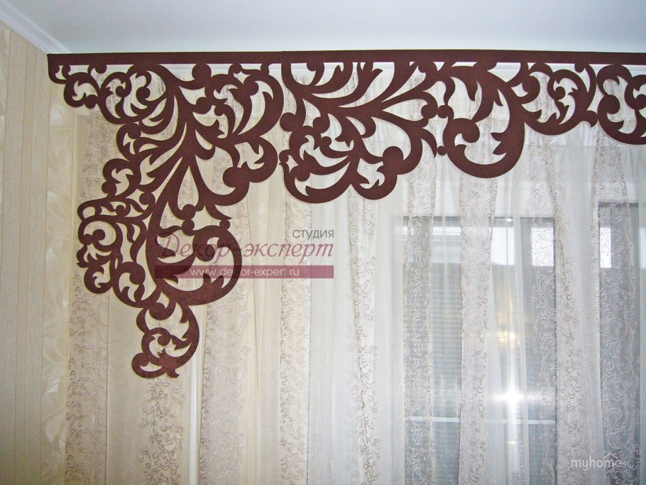 Ламбрекен из фанеры