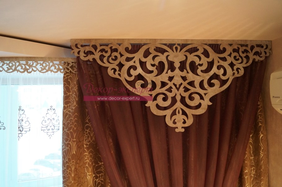 Ажурный карниз для штор
