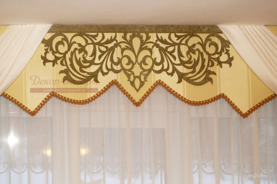 Растительный орнамент для ламбрекенов