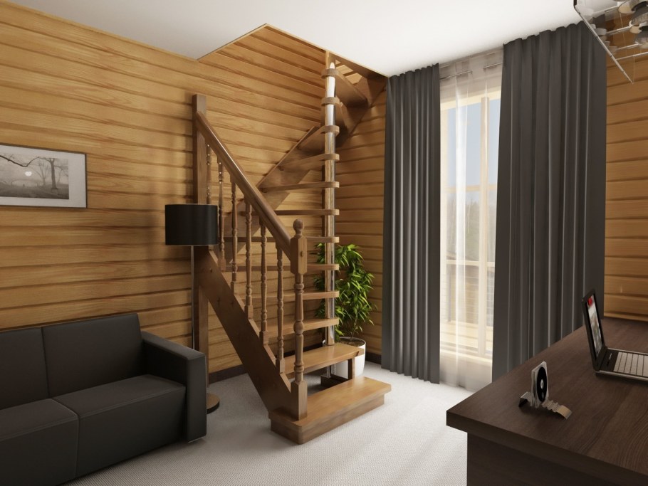 Лестница поворотная на 180° лс-04у, универсальная