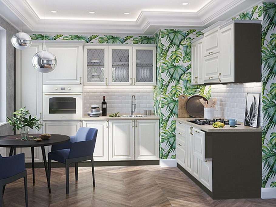 Кухня Ницца Сурская дуб кремовый