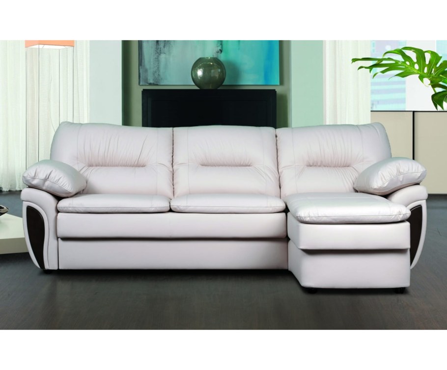 Купить диван серый велюр в СПБ прямой