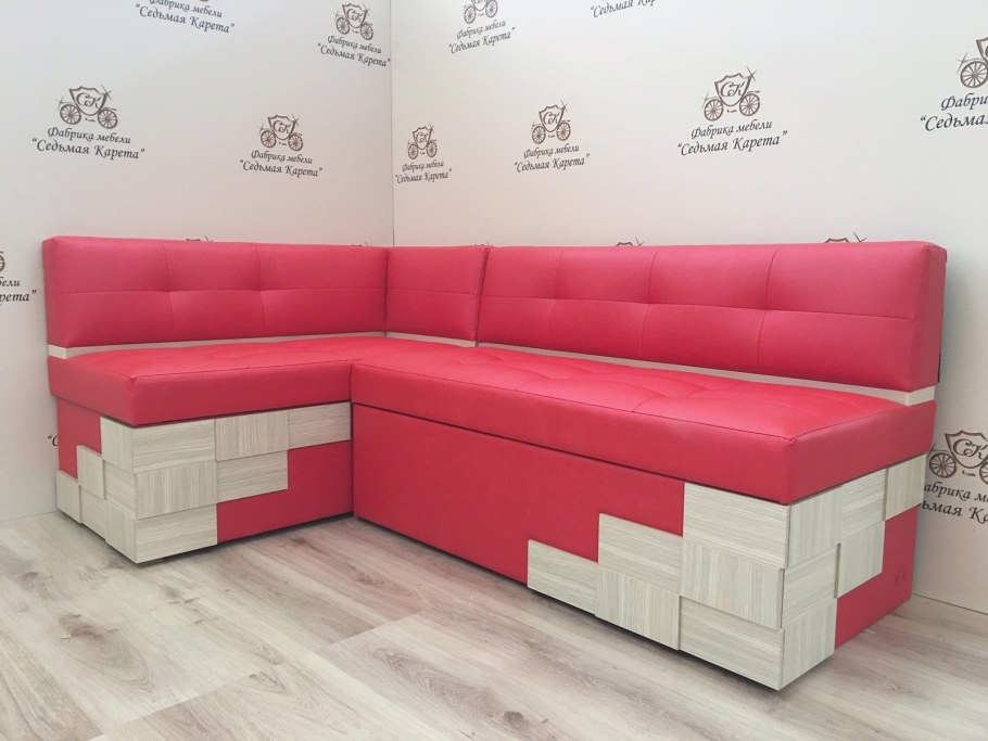 Кухня с фотопечатью сиреневая