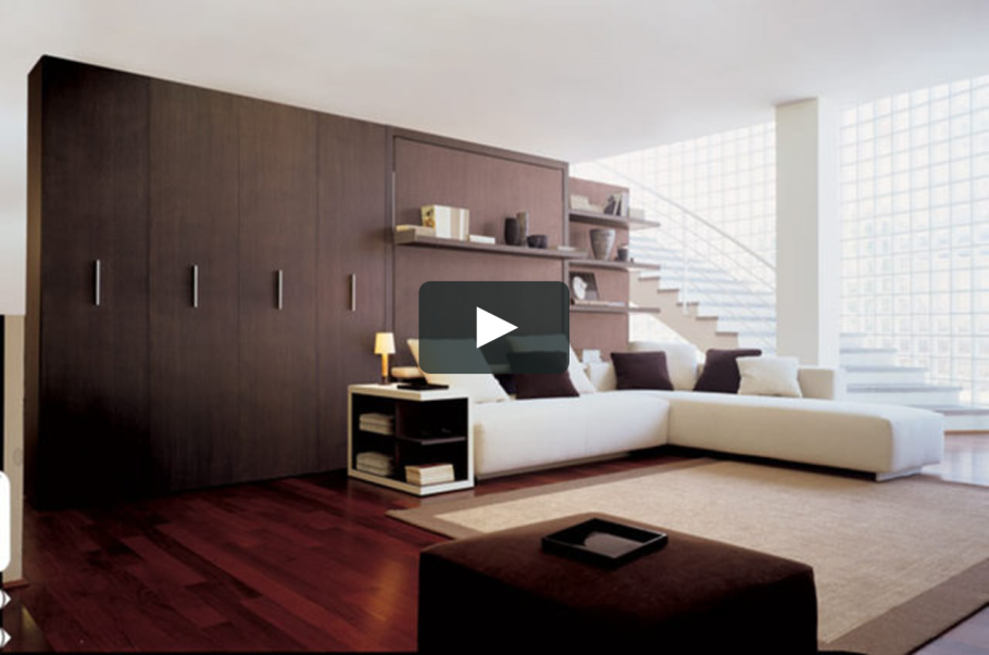 Шкаф трансформер с угловым диваном