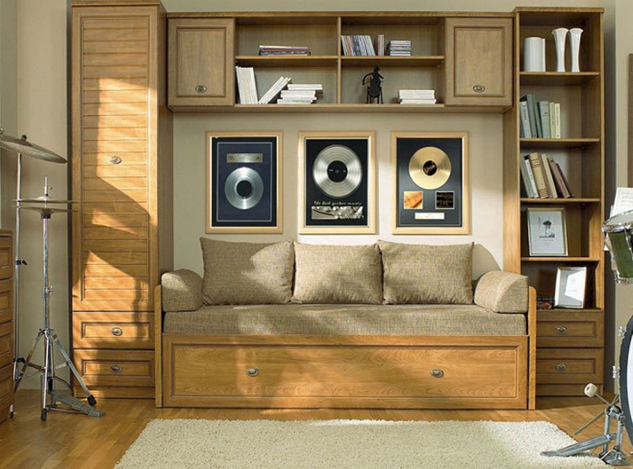 Шкаф-Задвижная кровать трансформер