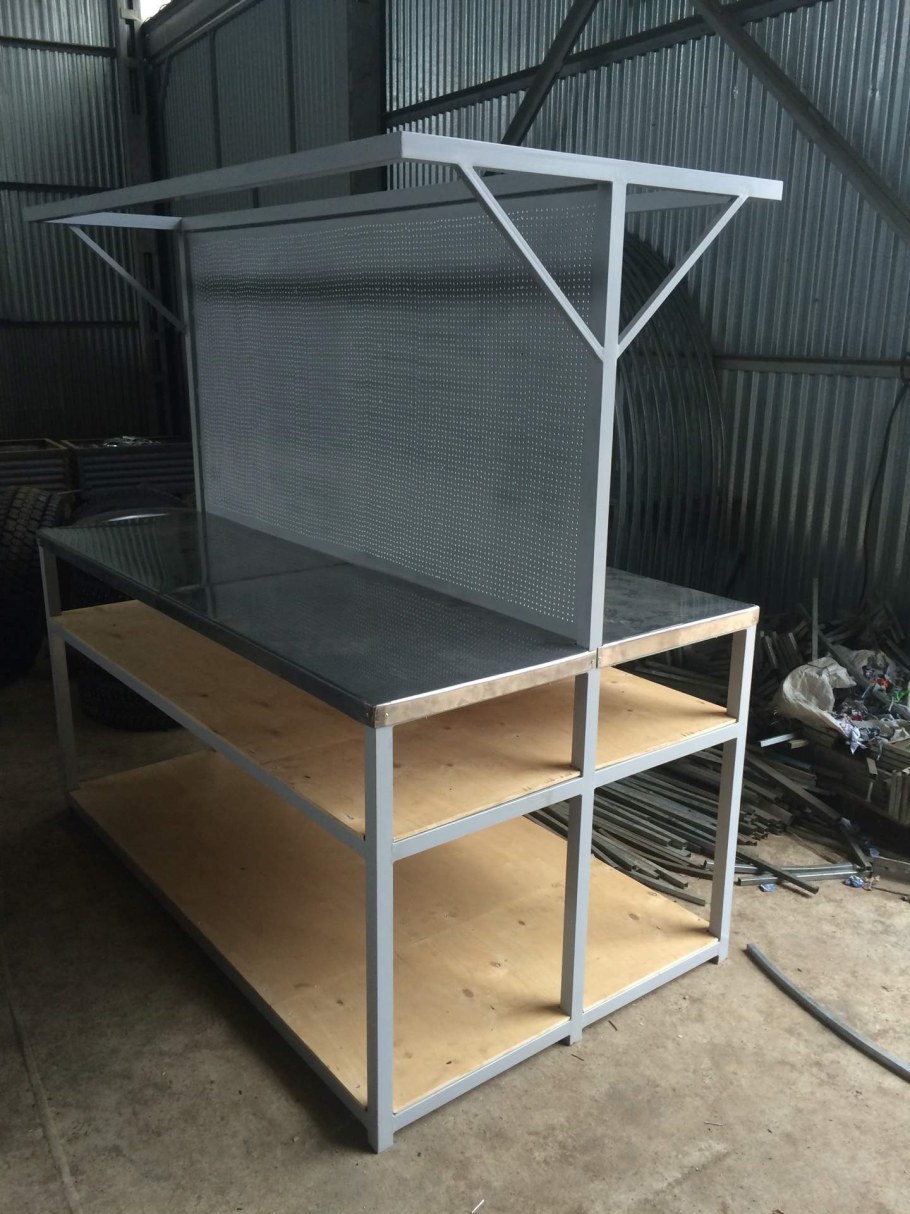 Стеллаж металлический из профильной трубы