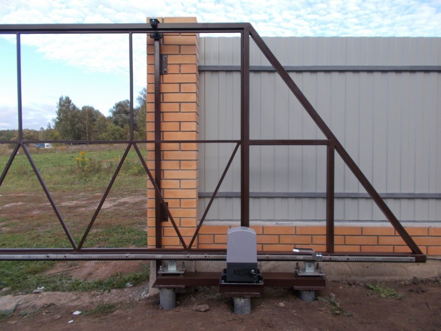 Ворота и калитка из профтрубы 40/20