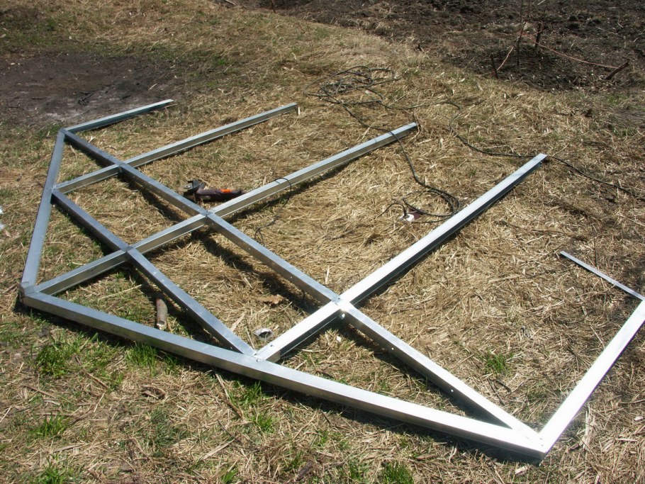 Каркас теплицы из профильной трубы