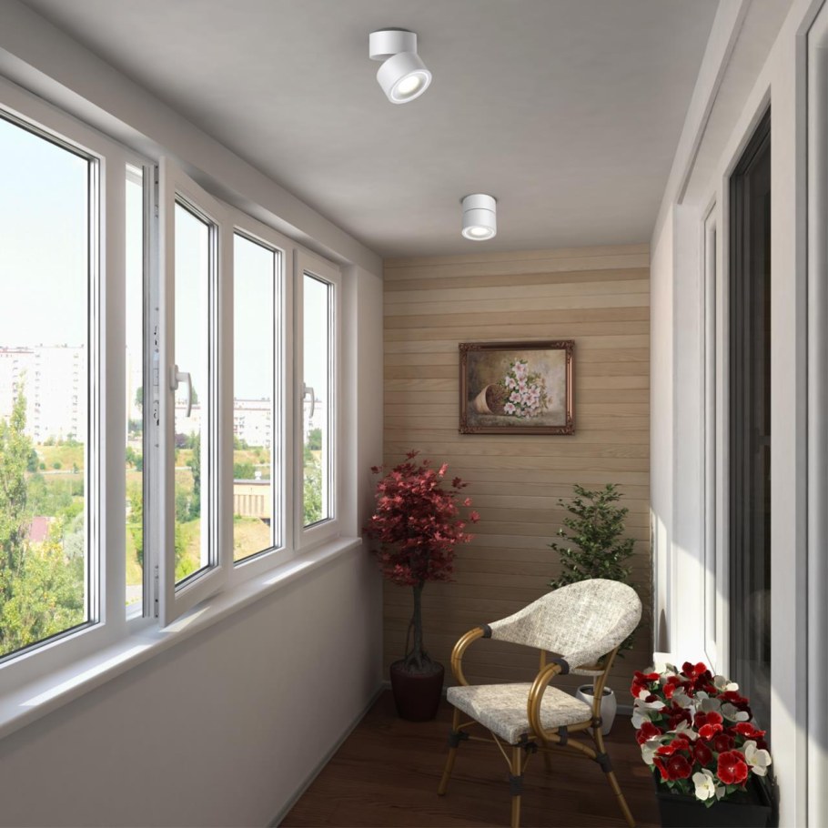 Балкон с выносом