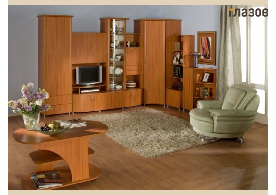 Стенка Элегия Глазовская мебельная фабрика