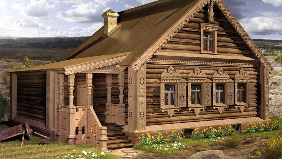 Одноэтажный сруб Терем