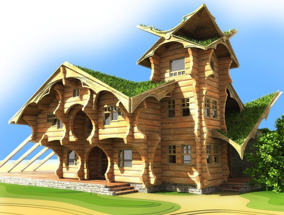 Дом в стиле русский Терем