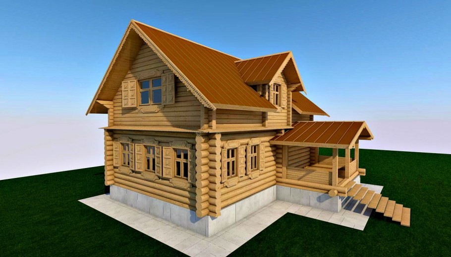 Дом-Терем в неорусском стиле