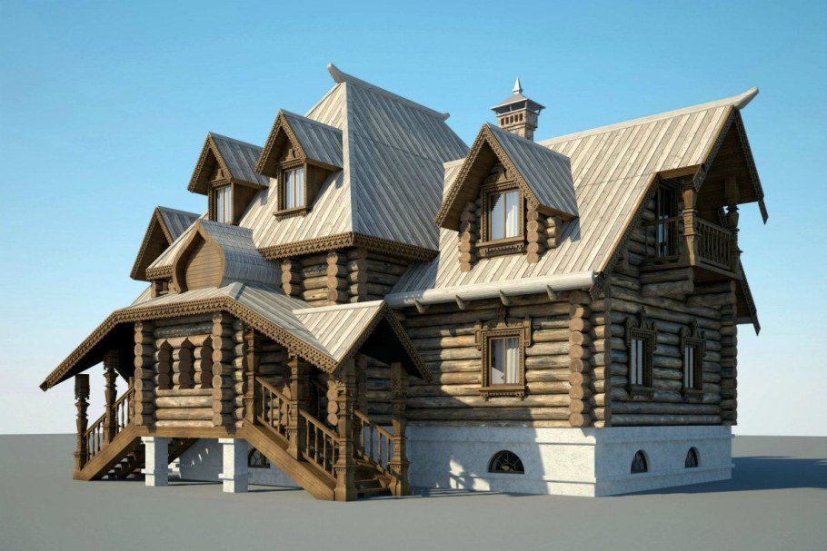 Деревянное зодчество древней Руси сруб