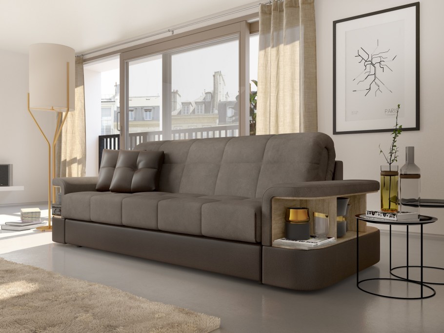 Кожаный диван угловой Frankfurt 3169