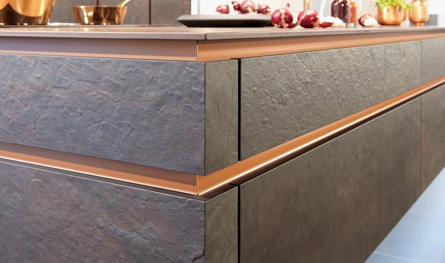 Фасад квадратиками для кухни