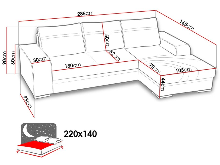 Диван большие Размеры