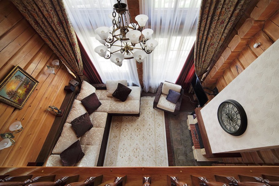 Интерьер сверху