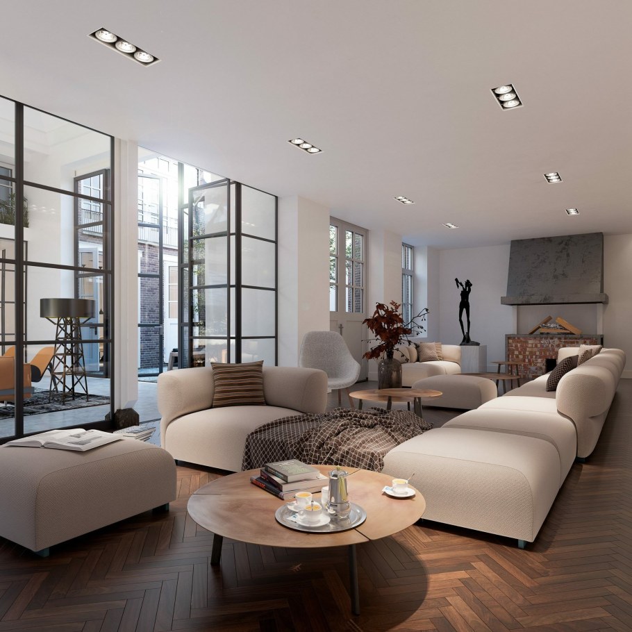 Угловой ракурс интерьера