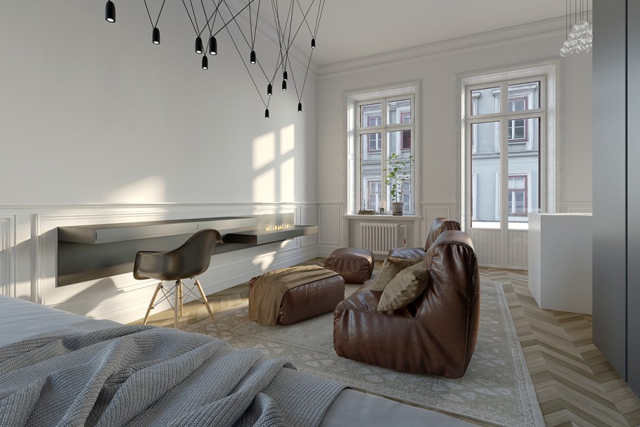 Рендер интерьера в 3ds Max