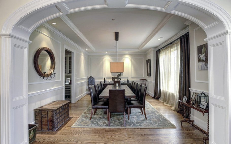 Современная лепнина на потолке