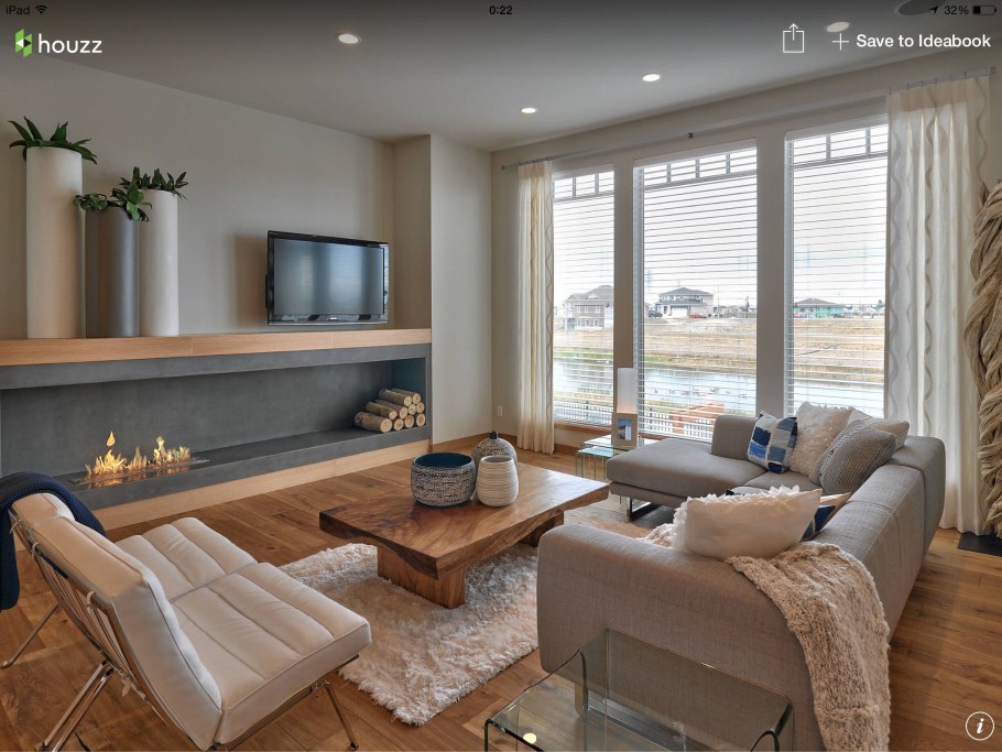 Угловой ракурс интерьера