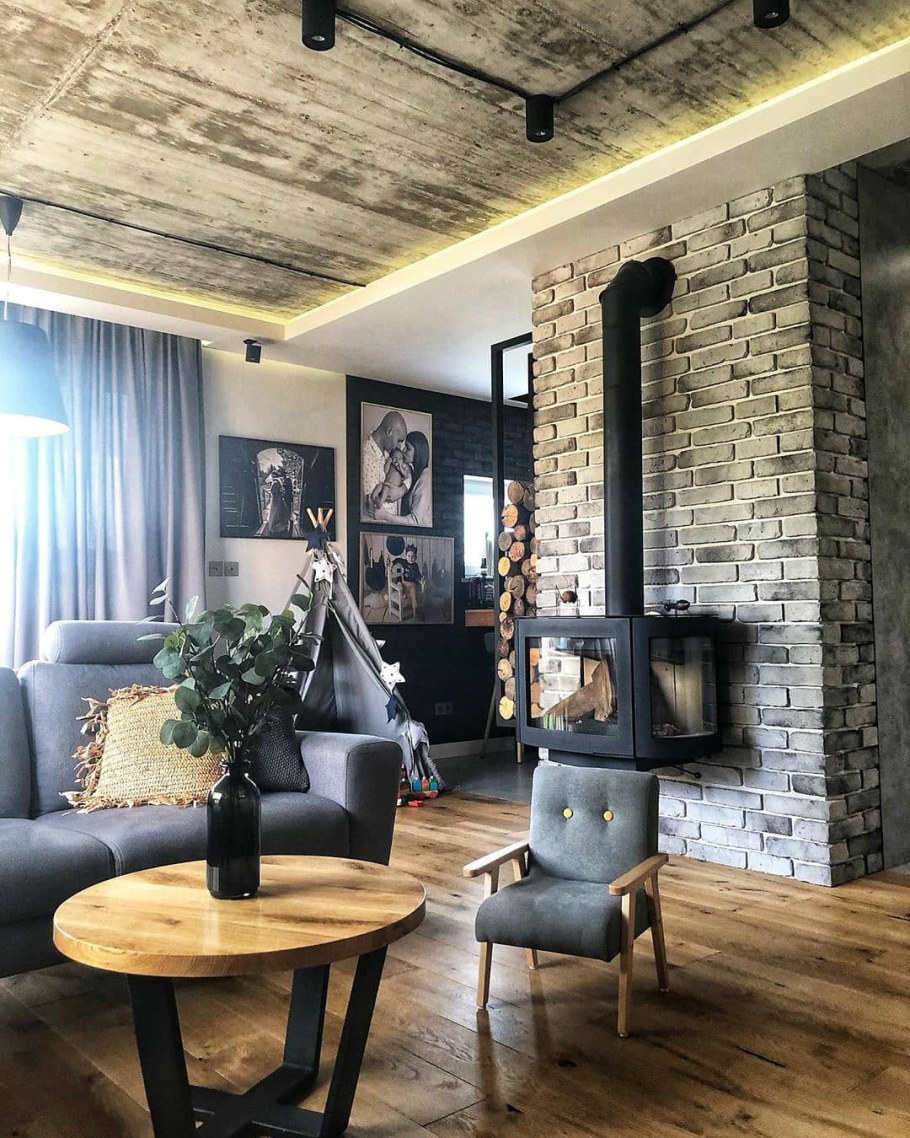 Маленькая однушка в стиле лофт