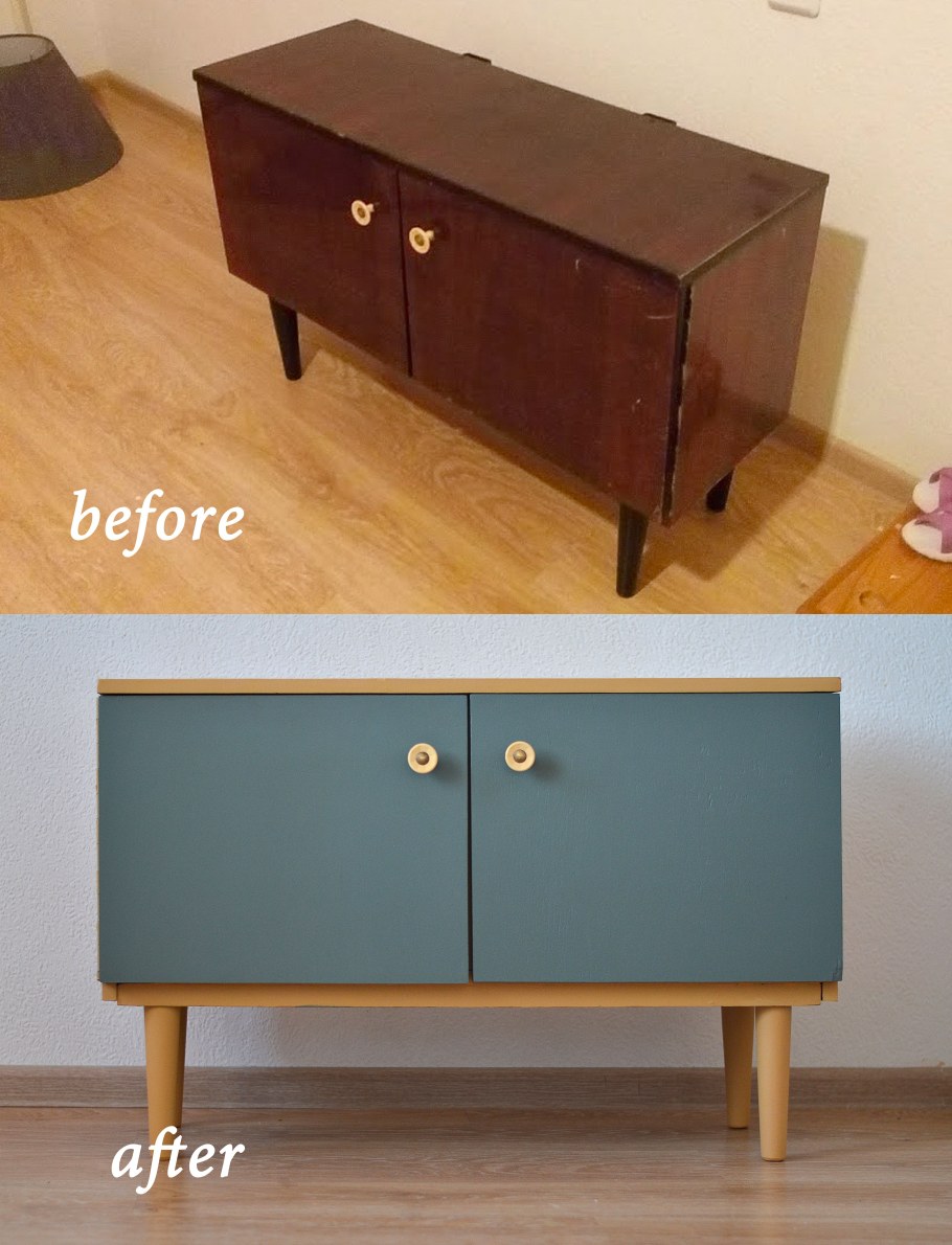 Советская стенка в современном интерьере