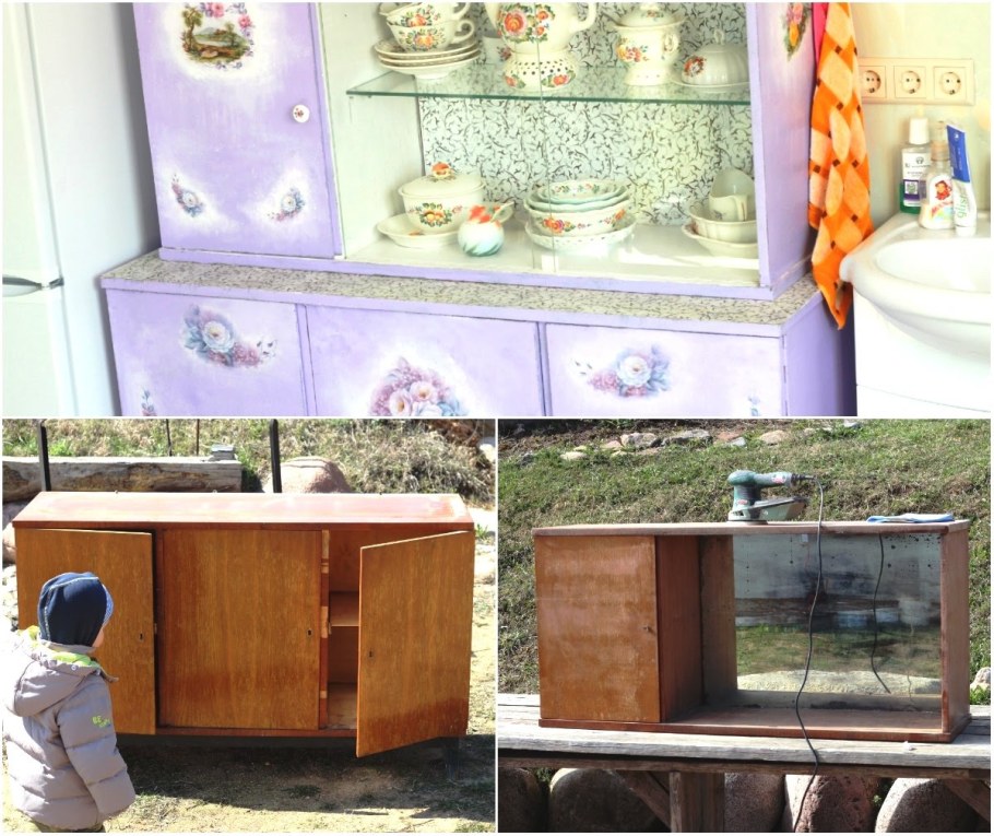 Перекраска старых шкафов