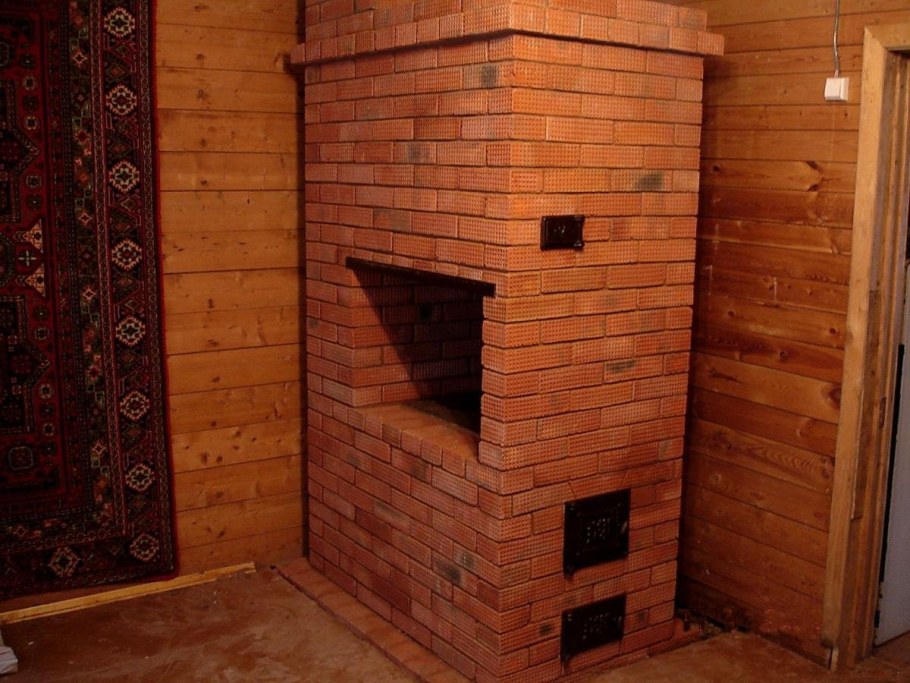 Шведка печь из кирпича