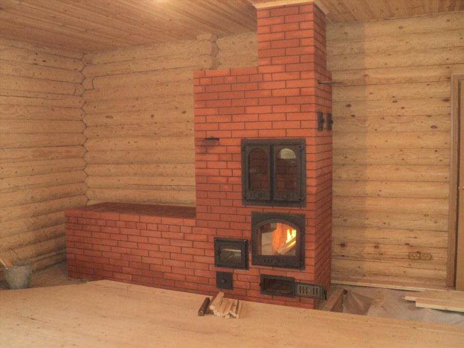 Печь отопительно-варочная кирпичная Кузнецова