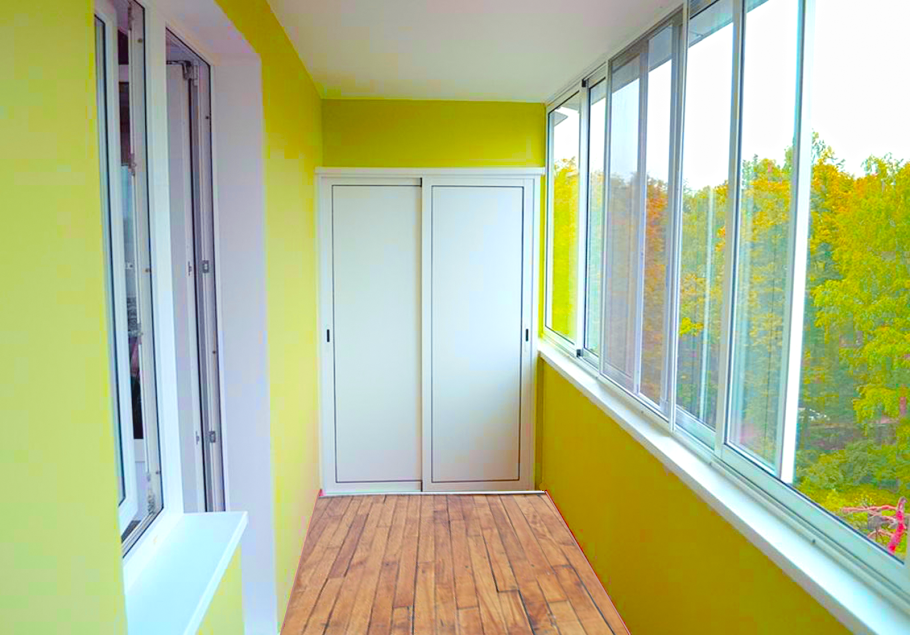 Отделка лоджии