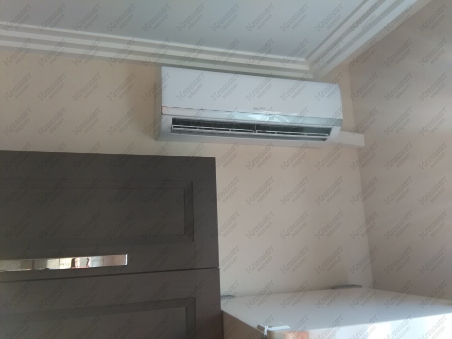 Кондиционер над газовой плитой