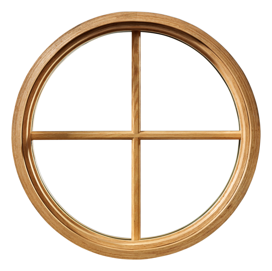 Комната с круглым окном