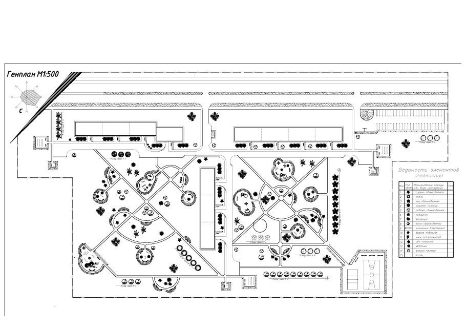 Спортплощадка генплан