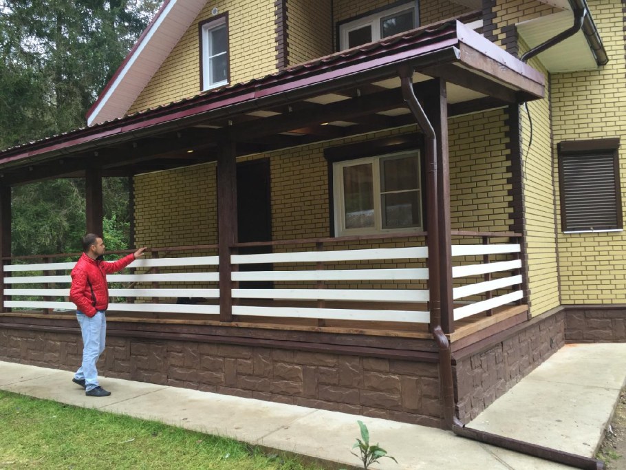 Обшивка веранды