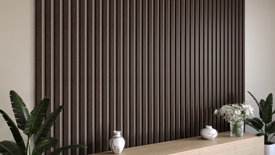 Декоративные рейки баффели в интерьере