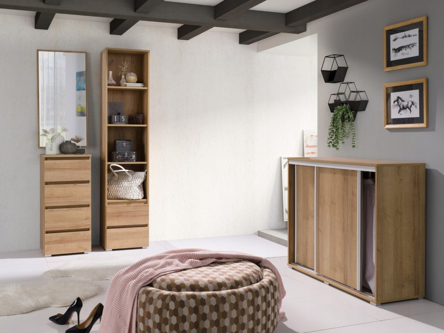 Дуб Мадура шкаф купе