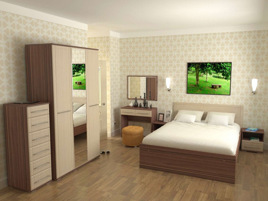 Спальный гарнитур Квадро 1