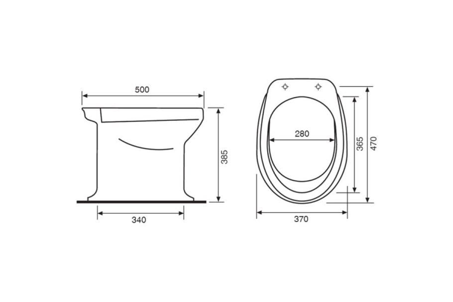 Унитаз для дачного туалета альтернатива м1295