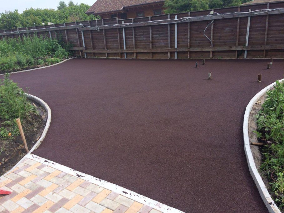 Резиновая крошка покрытие