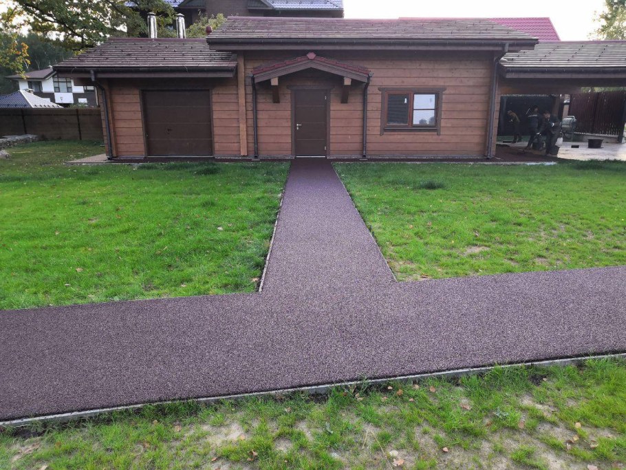 Дорожки из резиновой крошки