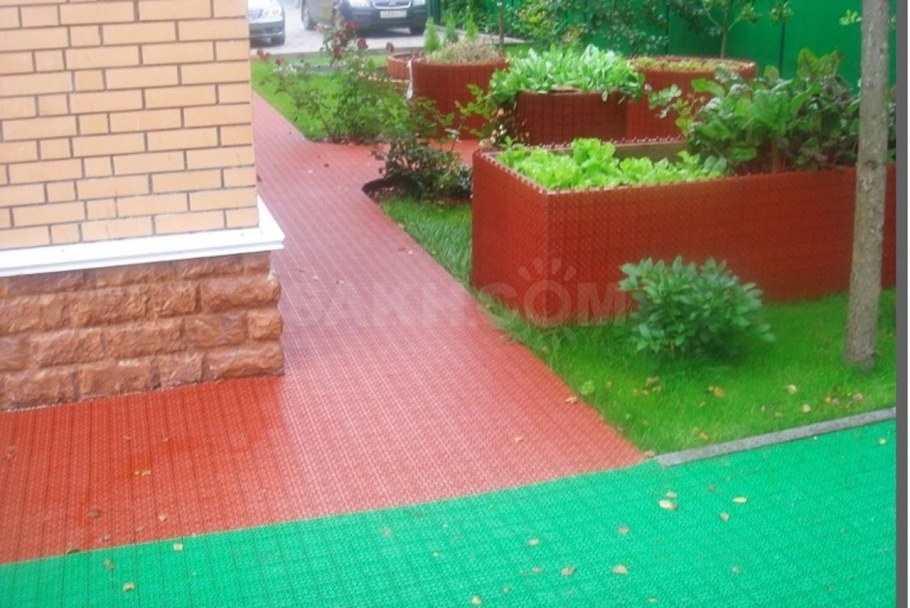 Покрытие модульное Erfolg Home & Garden 33x33 см, зеленый