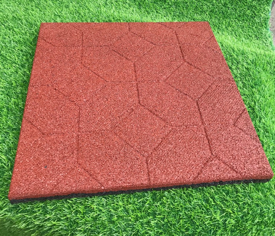 Плитка тротуарная 500х500х50 резиновая