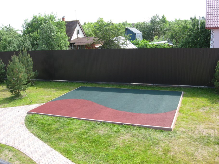 Покрытие для площадки на даче
