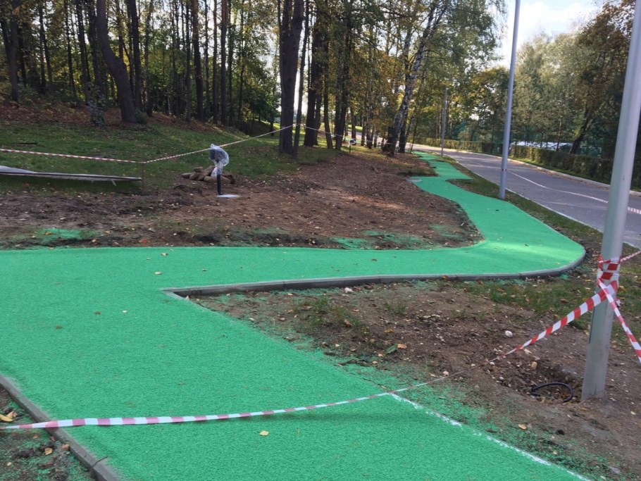 Рулонная дорожка из резиновой