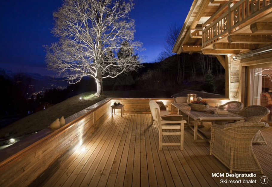 Освещение на веранде